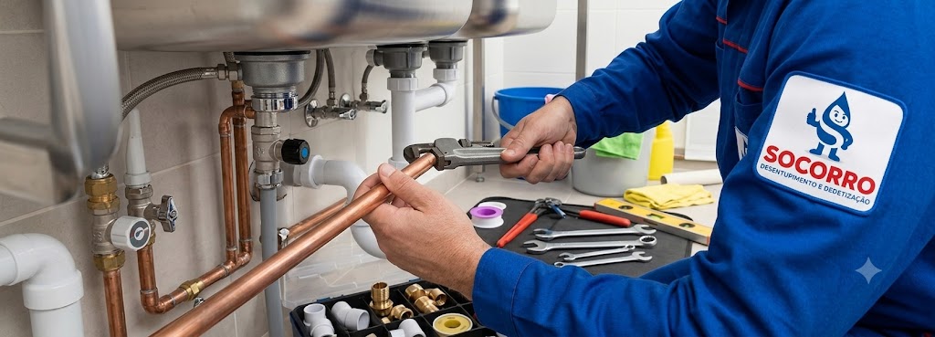 Profissional realizando Serviços de Hidráulica em Itapema